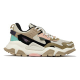 Tênis Sneaker Qix Skate Trek Bege Rose Original Esportivo