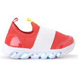 Tênis Sonic Led Infantil Calce Facil