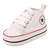 Tenis Star Bebe Mania Branco Cano Alto Pronta Entrega 718-03