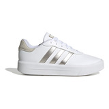 Tênis adidas Court Platform Color Branco - Adulto 37 Br