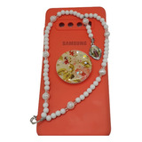 Terço Coroa N. Sra Das Lágrimas Cordão Celular Phone Strap 