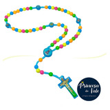 Terço Infantil Nossa Senhora Aparecida P/ Crianças 12 Pçs