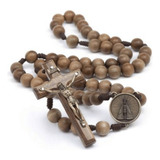 Terço Mesa Ou Parede Nossa Senhora Aparecida Madeira 19mm