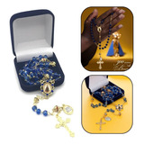 Terço Nossa Senhora Aparecida Azul 300 Anos De Bençãos