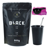 Tereré Black Erva 500g+ Copo Aluminio