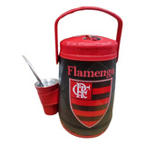 Termica P/terere Em Couro Do Flamengo