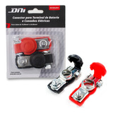 Terminal Bateria Automotiva C/ Isolador Kit 2 Peças Dni Kit