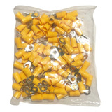 Terminal Tipo Argola Amarelo 4 A 6mm Furo M5 - Kit 200 Olhal