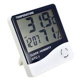 Termo-higrômetro Digital Relógio Umidade E Temperatura Do Ar