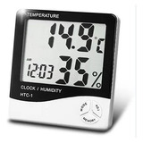 Termo-higrômetro Digital Sensor Umidade Temperatura Relógio