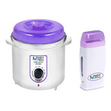 Termocera 400g Lilás - Panela Aquecedora De Cera + Roll On
