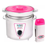 Termocera 400g T.rosa - Panela Aquecedora De Cera + Roll On