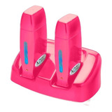 Termocera Base Dupla Toda Rosa + 2 Aquecedores Cera Rollon