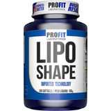 Termogênico Lipo Shape - Óleo De Cártamo 100 Cáps - Profit F Sabor Natural