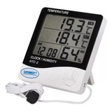 Termohigrômetro Medidor Temperatura Digital C Cabo