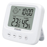 Termohigrômetro Temperatura Umidade Relógio Digital