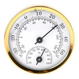 Termômetro E Higrômetro Analógico 58mm Mini Portátil Parede