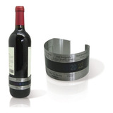 Termômetro Garrafa Vinho Bracelete Pulseira Temperatura Inox