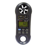 Termômetro Higrômetro Anemômetro Luxímetro Digital -
