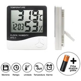 Termometro Medidor Medir Relógio Temperatura Umidade Sensor
