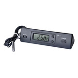 Termômetro Relógio C°/f Temperatura Sensor Sonda In/out Door