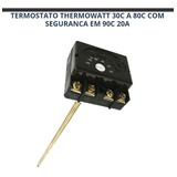 Termostato Tms Thermowatt 30c A 80c Com Seguranca Em 90c 20a