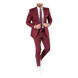 Terno Italiano Slim Cinza/chumbo, Black Friday De Fabrica