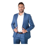 Terno Masculino Poliviscose Mega Oferta Tradicional Slim Fit