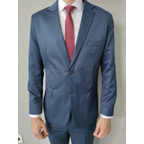Terno Masculino Slim Microfibra Diversas Cores Lançamento