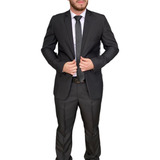Terno Slim Masculino Corte Italiano Microfibra