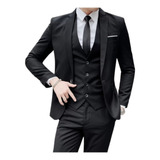 Terno Slim Masculino Kit Com Calça E Colete - Look Tendencia