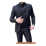 Terno Slim Microfibra Premium + Calça + Colete + Vendido