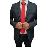 Terno Social Masculino De Luxo Xadrez Slim Microfibra Preto