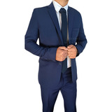 Terno Social Masculino Slim Microfibra - Várias Cores