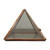 Terrário Pirâmide De Cobre - 12cm