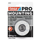 Tesa Pro Mounting 66792 Fita Adesiva Dupla Face 19 Mm X 1,5 M 1 Unidad Vermelho