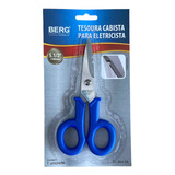 Tesoura Cabista Emaço Inox Para Eletricista 5.1/2 Berg
