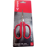 Tesoura Carpa P/ Colheita Uva Raleio Poda Inox 15 Cm 43h15v