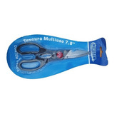 Tesoura De Cozinha Multiuso Peixe Quebra Nozes Aço Inox 20cm