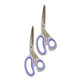 Tesoura Mundial 560-8 Costura Multiuso Titanium Kit 2 Unid.