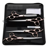 Tesoura Profissional Para Gato, Cachorro, Corte De Cabelo D