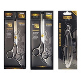 Tesouras 6.5 Fio Laser + Desbaste + Navalhete Cortar Cabelo