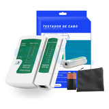 Testador De Cabo De Rede Rj-45 Rj-11 + Bateria 9v Barato
