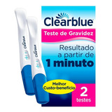 Teste Gravidez Clearblue Plus 2 Unidades Detecção Rapida