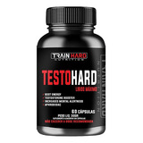 Testo Hard - 60 Cápsulas - Train Hard Nutrition Sabor Neutro Natural Sem Sabor