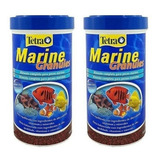 Tetra Ração Para Peixe Marinho Marine Granules 48g Kit 2un