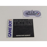 Tetris - Manual Original Nintendo Game