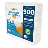 Texmed Compressa De Gaze Premium 7,5cm Y 7,5cm Não Aderente 900 Unidades