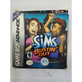 The Sims Bustin' Out Game Boy Advance Gba Cib Caixa Amassada