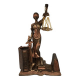 Themis Deusa Dama Da Justiça Porta Canetas Estátua Direito